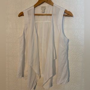Chico’s | open front vest | size 0 4/6